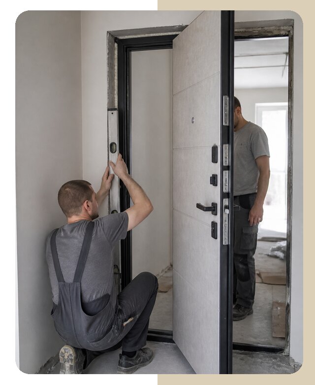 Установка дверей в новостройке в Можге от 4558 р. | ДвериЛегко-Мжг